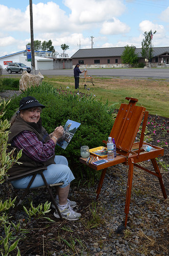 Ashton, Idaho plein air painting